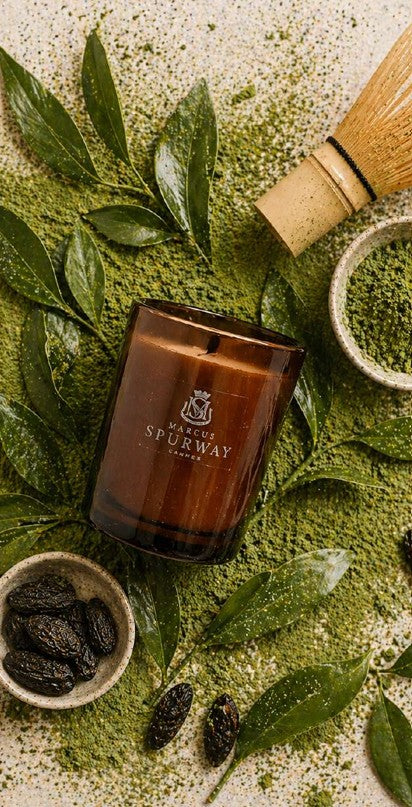NIEUW: Geurkaars Matcha Tonka
